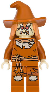 LEGO Minifigure-Scarecrow, Dark Orange Floppy Hat-Super Heroes / Batman II-sh275-Creative Brick Builders